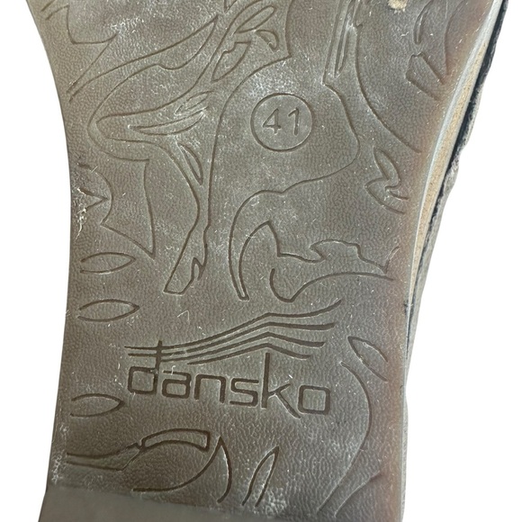 DANSKO Sandra Tan Suede Mary Jane Wedge Shoes 41 - Picture 6 of 8